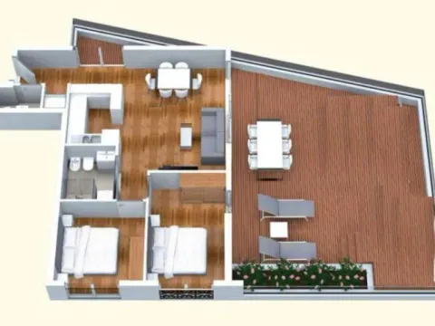 Sale, two bedroom apartment, 58m², Boreti, Budva - image 5