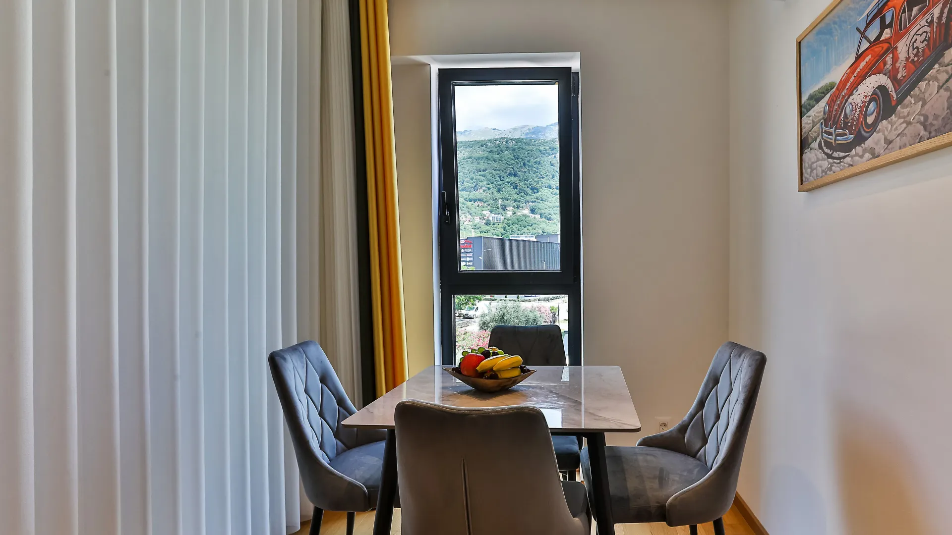 Rent, one bedroom apartment, 48m², Rozino, Budva