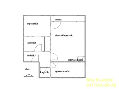 Sale, three bedroom apartment, 70m², Čukarica, Beograd - image 10