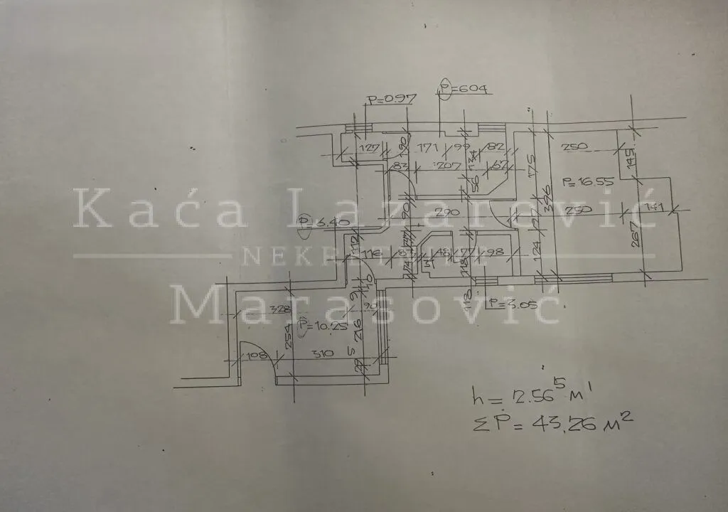 Prodaja, dvosoban stan, 43m², Stari Grad, Beograd