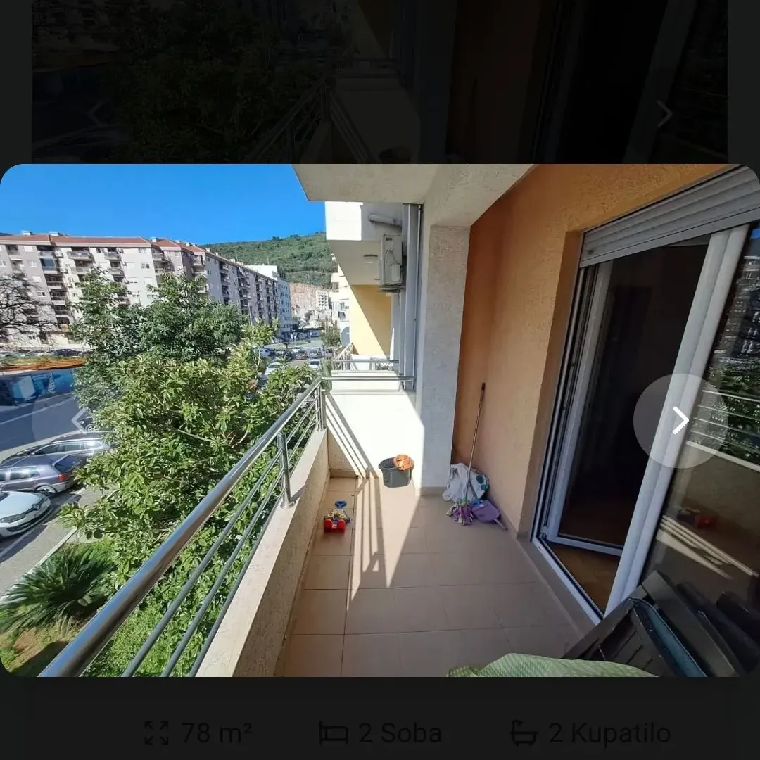 Sale, two bedroom apartment, 78m², Rozino, Budva