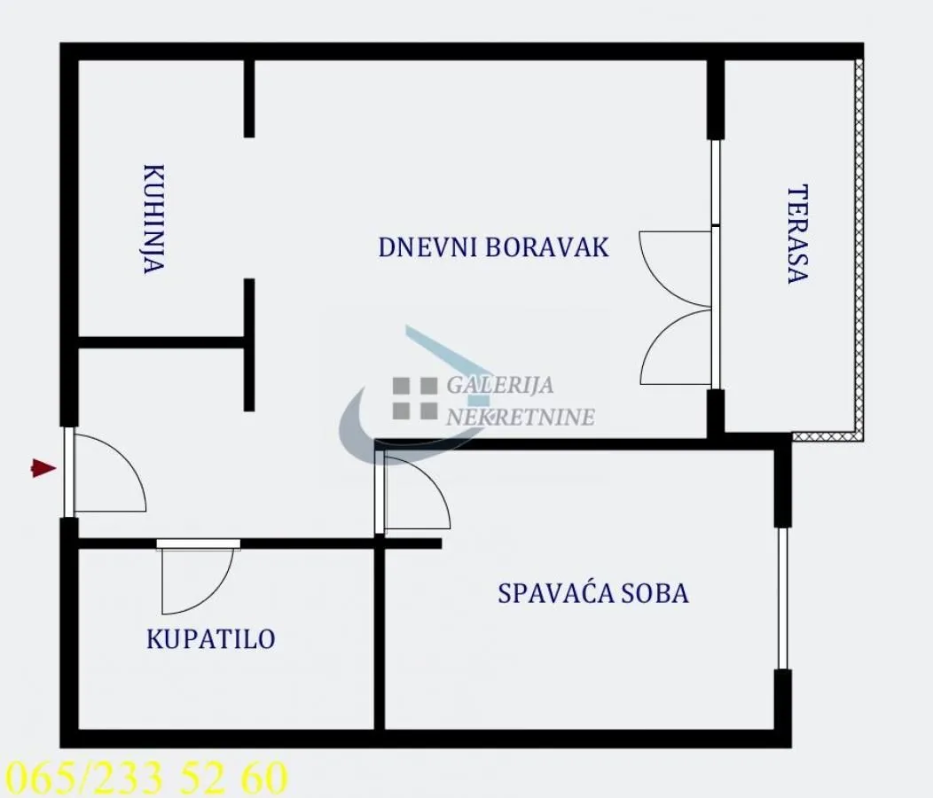 Prodaja, dvosoban stan, 48m², Dušanovac, Voždovac Sve Podlokacije
