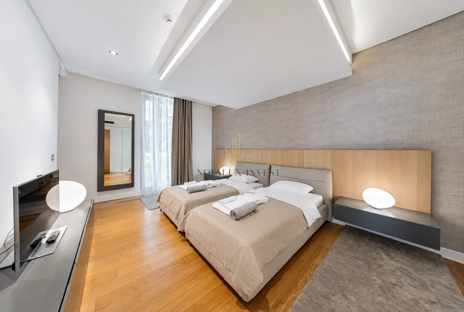 Rent, two bedroom apartment, 500m², Dukley Gardens, Budva