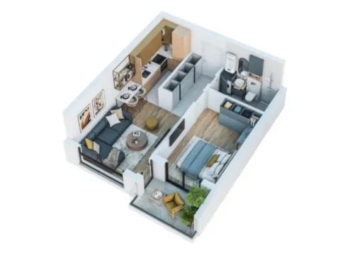 Prodaja, jednosoban stan, 45m2, Šušanj, Bar Prodaja, jednosoban stan, 45m2, Šušanj, Bar