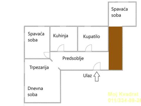 Prodaja, dvosoban stan, 53m², Skojevsko Naselje, Beograd - image 14