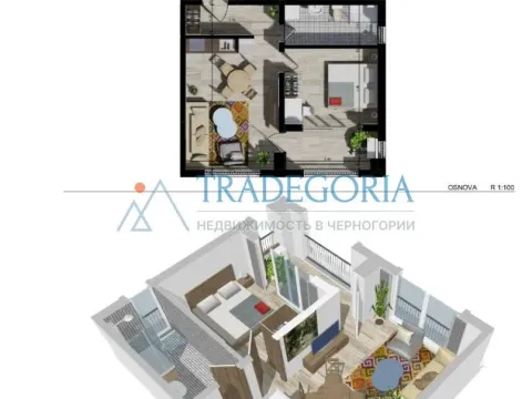 Prodaja, jednosoban stan, 37m², Bar, Crna Gora - image 4