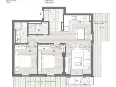 Prodaja, dvosoban stan, 71m², Topla, Herceg Novi - image 2