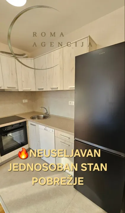Izdavanje, jednosoban stan, 40m², Zabjelo, Podgorica