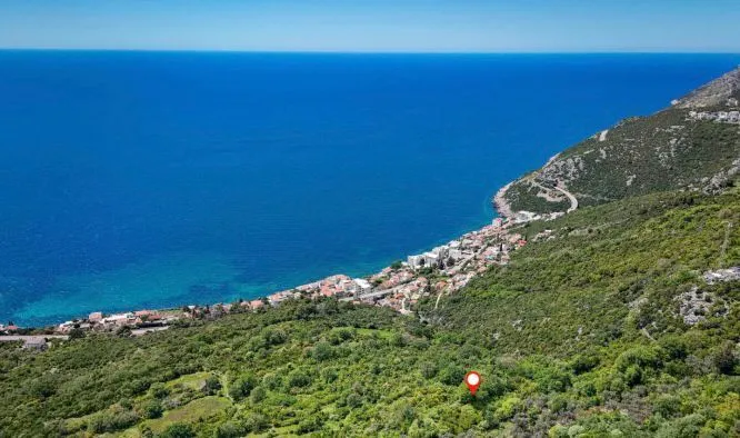 Prodaja, plac, 1227m², Dobra Voda, Budva
