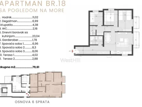 Sale, one bedroom apartment, 35m², Bečići, Budva - image 20