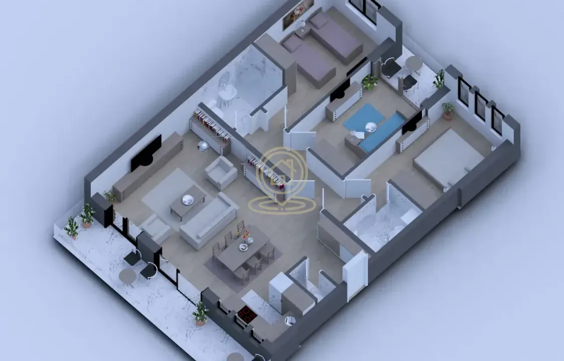 Sale, four bedroom apartment, 102m², Centar, Vrnjačka Banja
