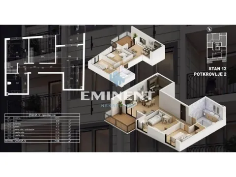 Prodaja, trosoban stan, 76m², Lekino Brdo, Voždovac Sve Podlokacije - image 4