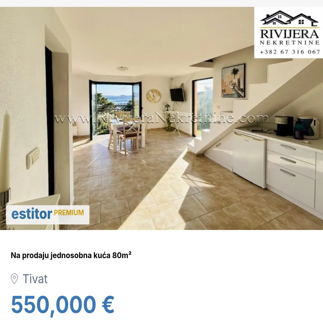 Prodaja, kuća, 80m², Mrčevac, Tivat