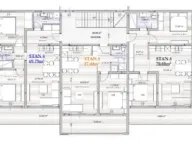 Prodaja, dvosoban stan, 65m², Utjeha, Bar - image 11