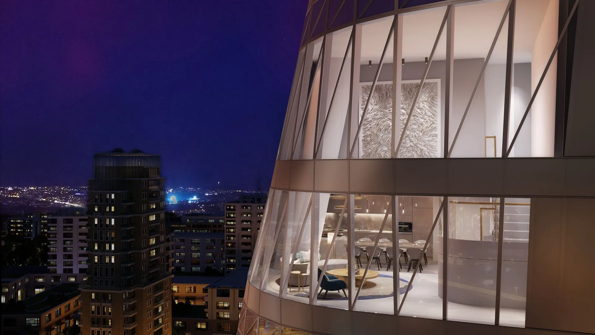 Sale, two bedroom apartment, 73m², Beograd Na Vodi, Beograd
