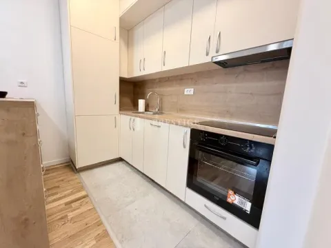 Modern kitchen with built-in cabinetry and appliances. - image 5