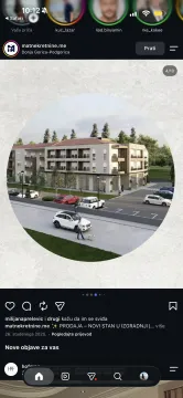 Spoljašnji izgled stambene zgrade sa parkingom i uređenim dvorištem. - image 3