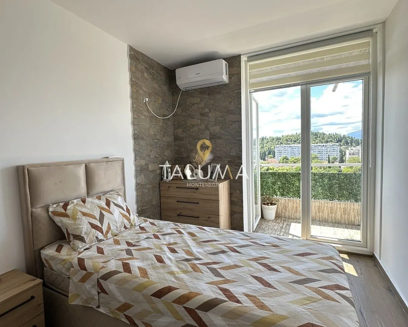 Sale, three bedroom apartment, 74m², Tuški Put, Podgorica