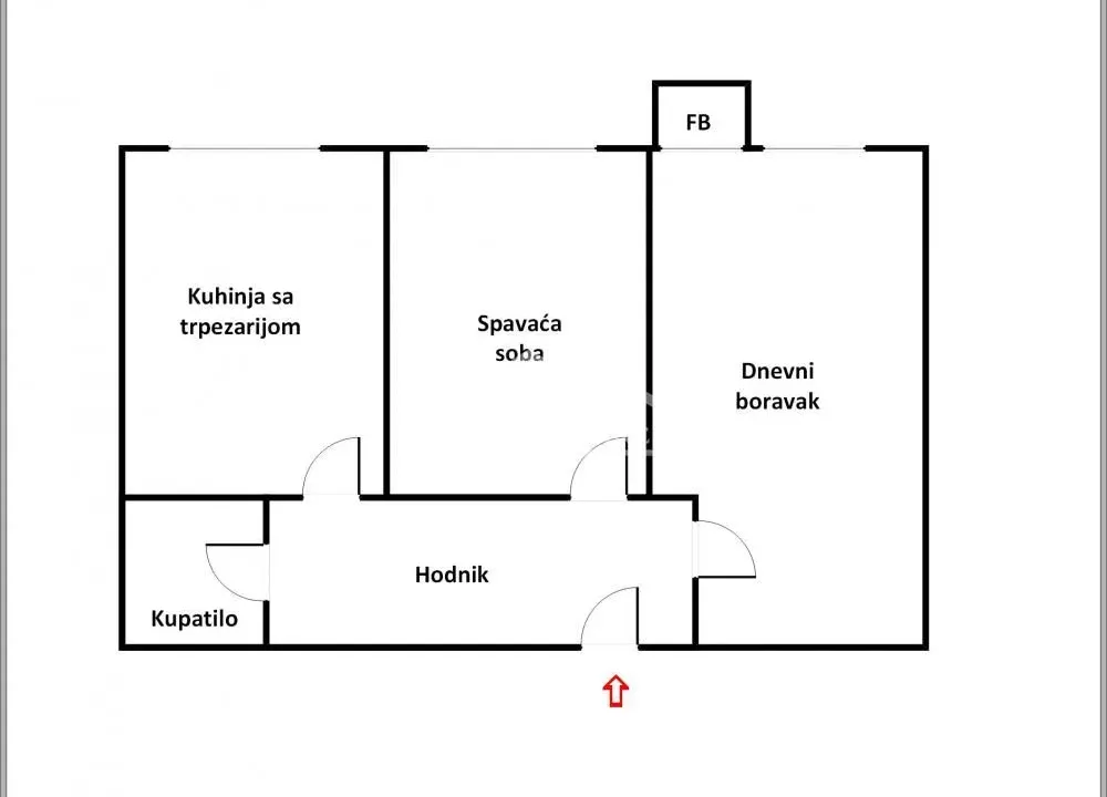Prodaja, dvosoban stan, 51m², Savski Venac, Beograd