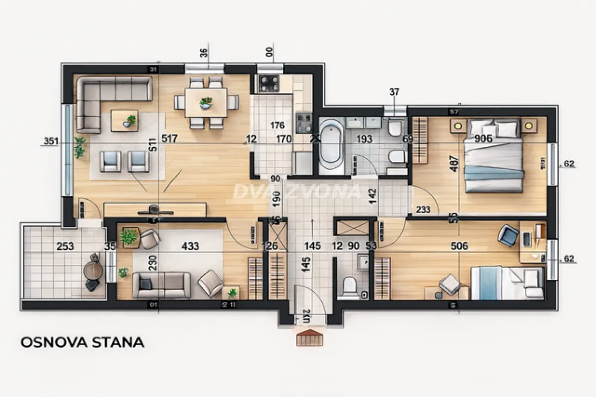 Prodaja, četvorosoban stan, 79m², Telep, Novi Sad Sve Podlokacije