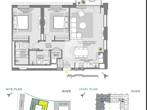 Prodaja, dvosoban stan, 89m², Savski Venac, Beograd - image 2