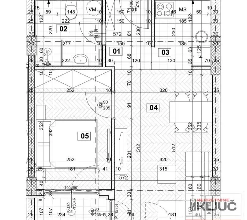 Sale, two bedroom apartment, 40m², Detelinara, Novi Sad Sve Podlokacije
