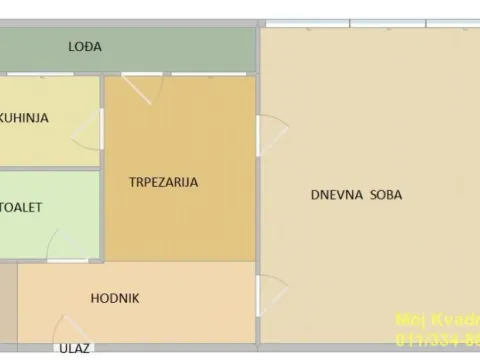 Sale, one bedroom apartment, 47m², Brace Jerković, Voždovac Sve Podlokacije - image 10