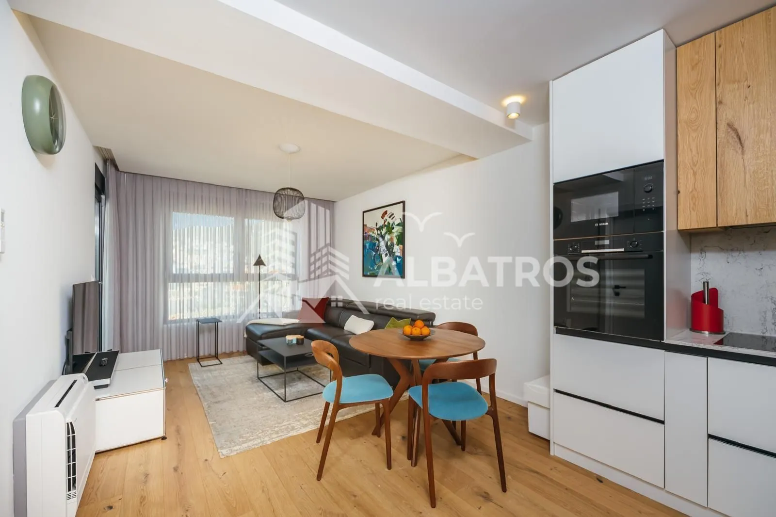 Rent, one bedroom apartment, 45m², Šušanj, Bar