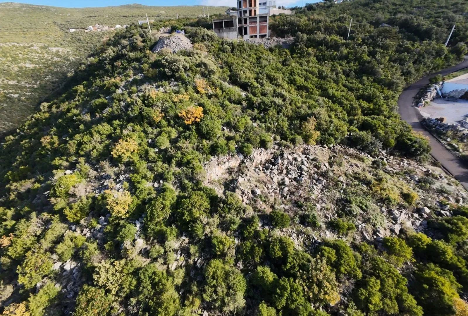 Prodaja, plac, 1050m², Zagora, Kotor
