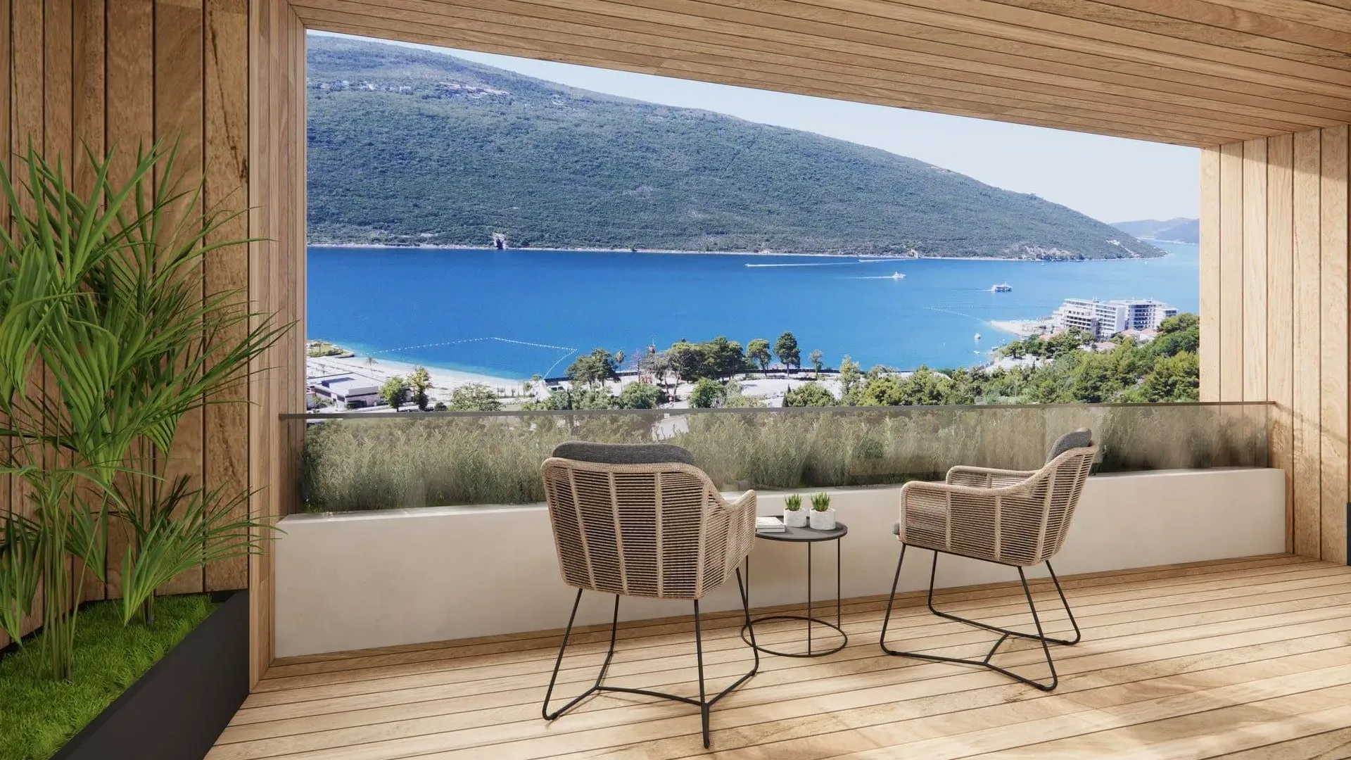 Prodaja, jednosoban stan, 53m², Kumbor, Herceg Novi