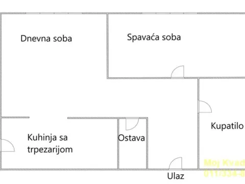 Prodaja, dvosoban stan, 53m², Skojevsko Naselje, Beograd - image 14