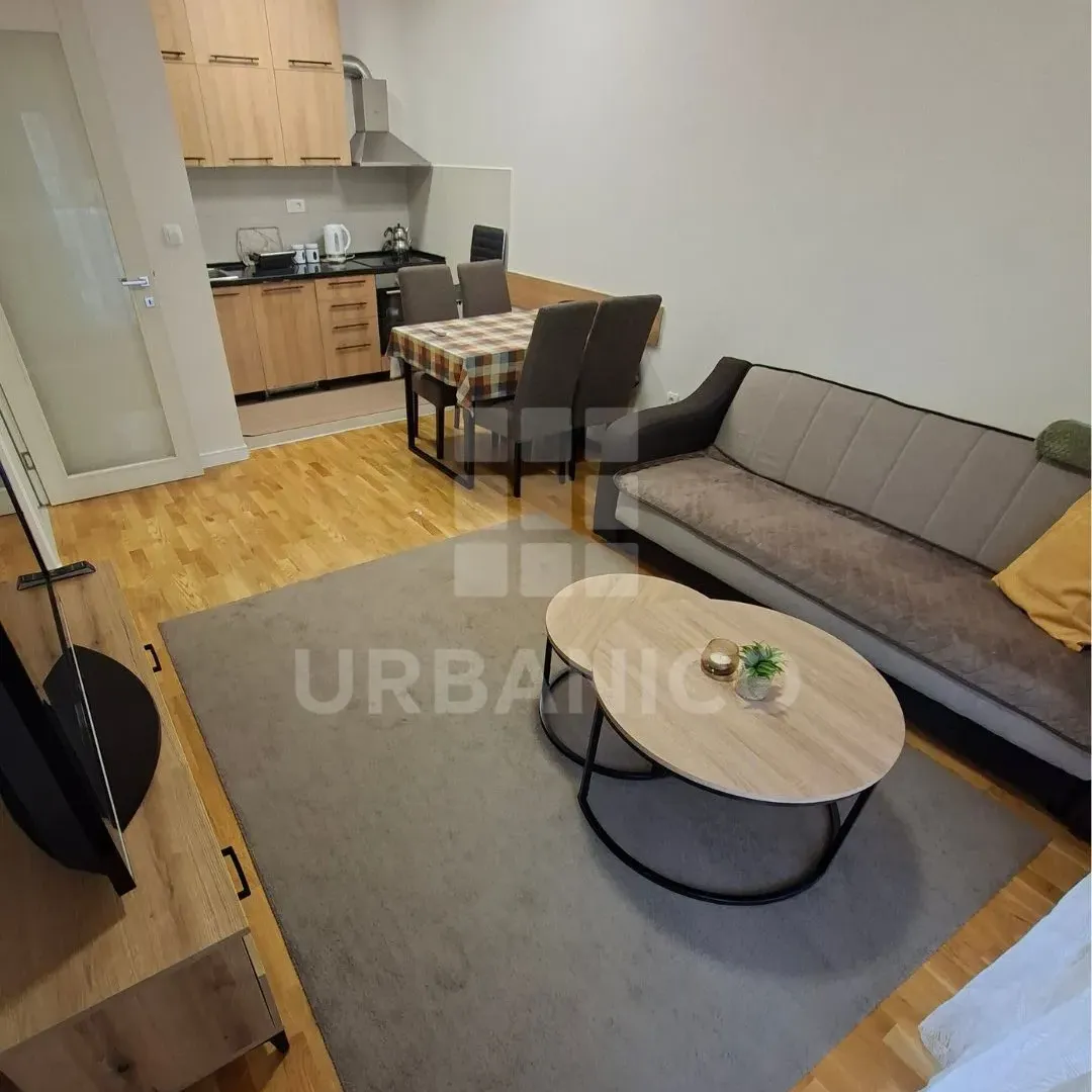 Rent, one bedroom apartment, 42m², Pobrežje, Podgorica