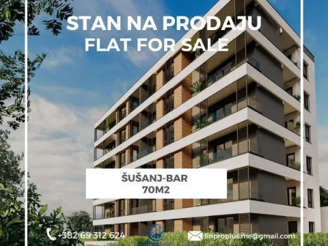 Prodaja, stan, 70m², Šušanj, Bar