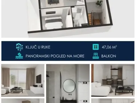 Prodaja, jednosoban stan, 47m², Tivat, Crna Gora - image 11