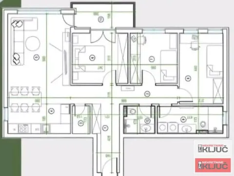 Prodaja, četvorosoban stan, 93m2, Petrovaradin, Novi Sad