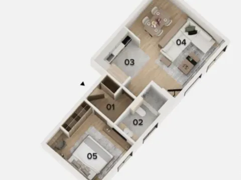 Prodaja, jednosoban stan, 47m², Breza, Kolašin - image 5