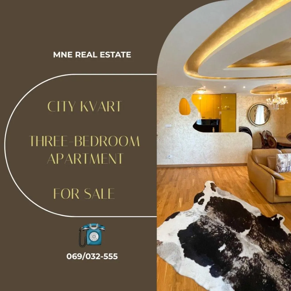 Prodaja, trosoban stan, 98m², City Kvart, Podgorica