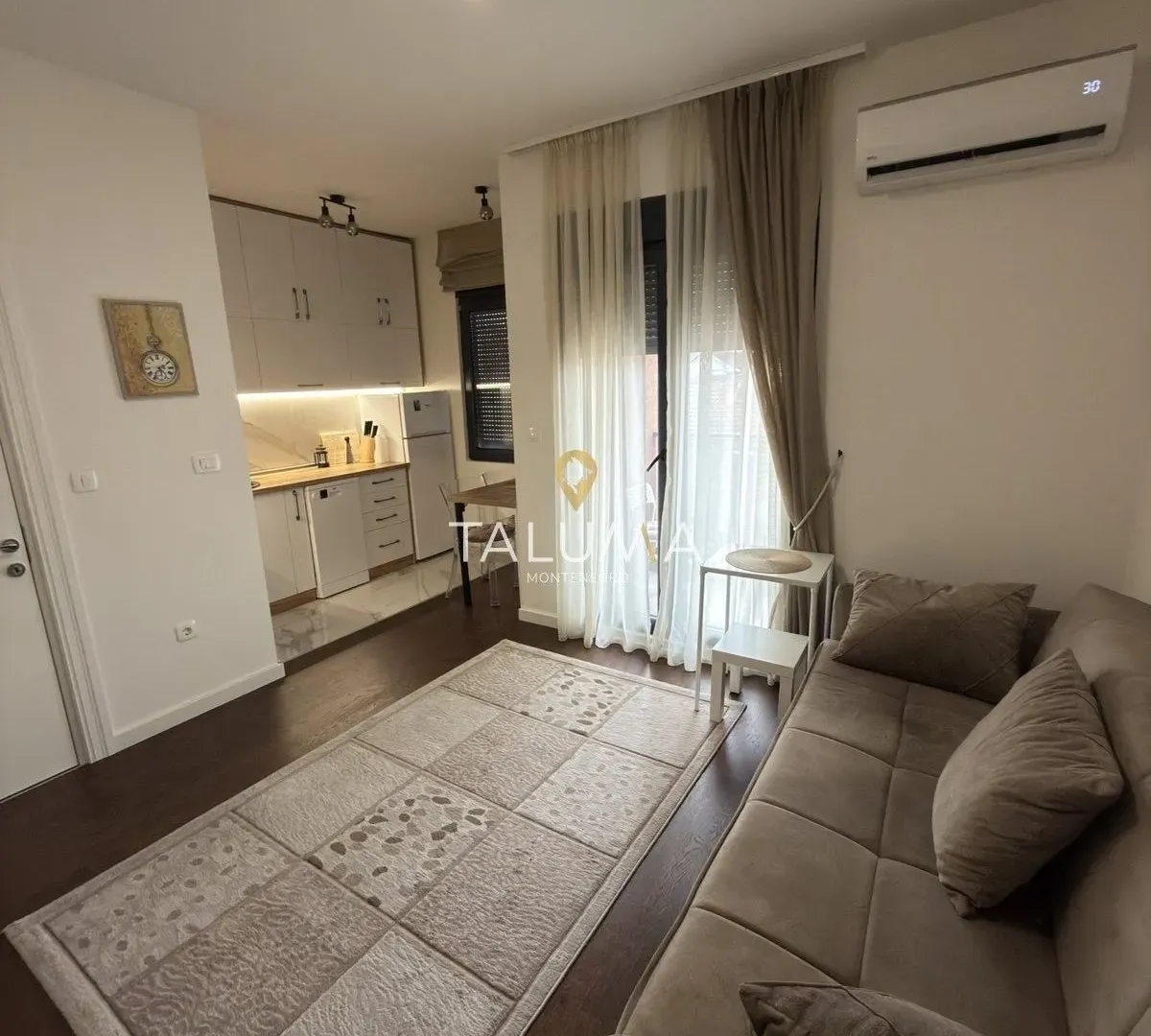 Izdavanje, jednosoban stan, 37m², Zabjelo, Podgorica