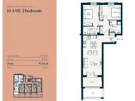 Sale, two bedroom apartment, 97m², Luštica, Tivat - image 4