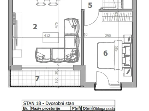 Prodaja, dvosoban stan, 44m², Banjica, Voždovac Sve Podlokacije - image 5