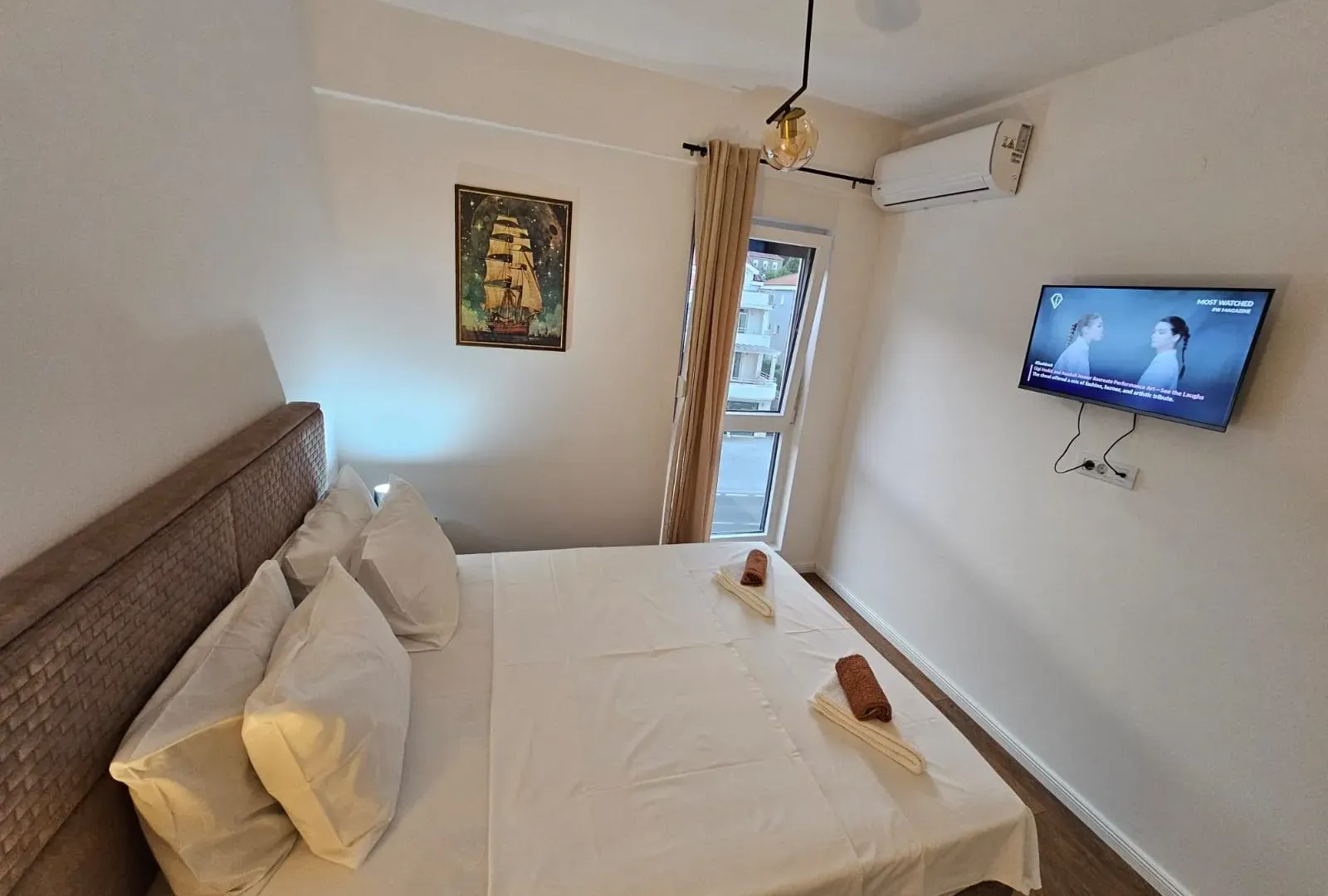 Izdavanje, dvosoban stan, 58m², Bijela, Herceg Novi