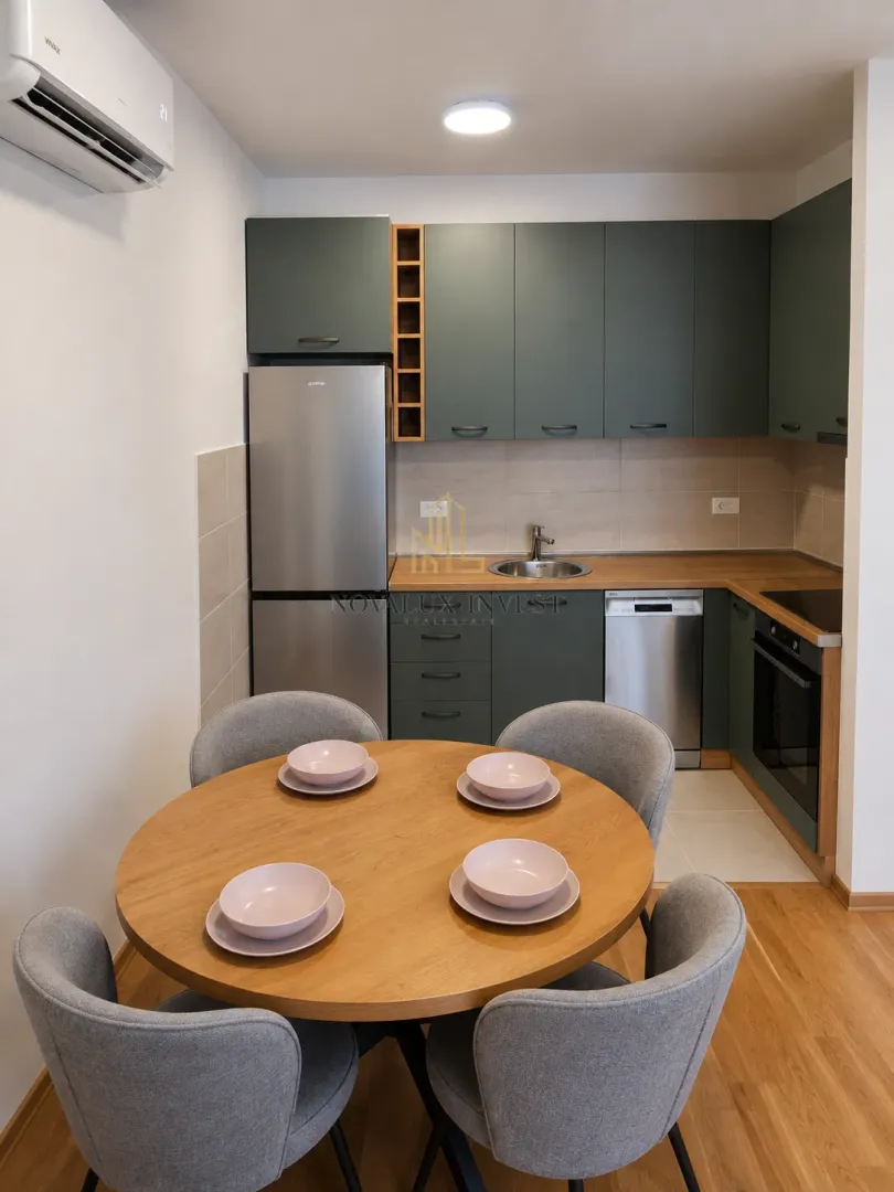 Rent, one bedroom apartment, 44m², Pobrežje, Podgorica