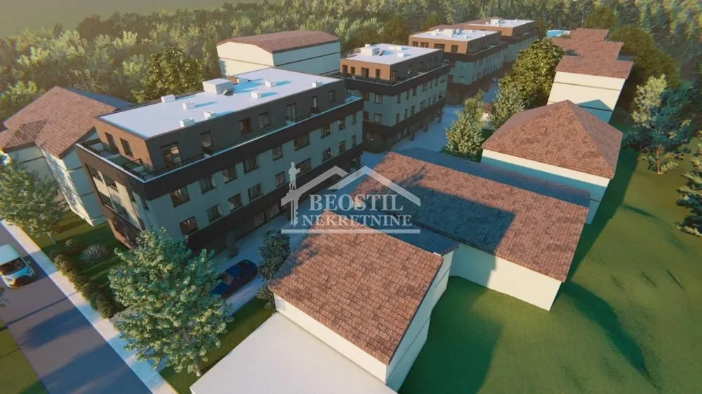 Prodaja, dvosoban stan, 58m², Ledine, Beograd