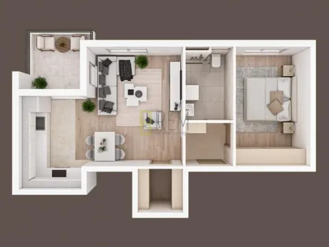 Prodaja, jednosoban stan, 47m², Zabjelo, Podgorica - image 7