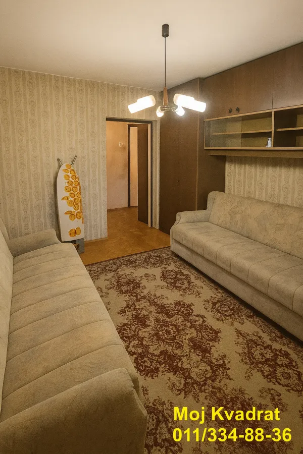 Sale, two bedroom apartment, 43m², Banovo Brdo, Beograd