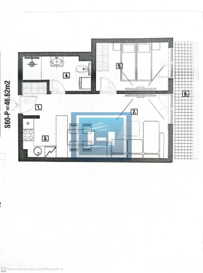 Prodaja, jednosoban stan, 46m², Paraćin, Srbija