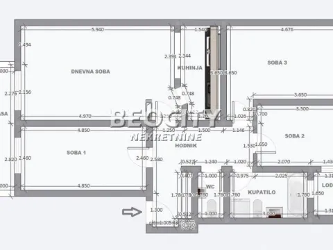 Prodaja, četvorosoban stan, 88m², Voždovačka Crkva, Voždovac Sve Podlokacije - image 13
