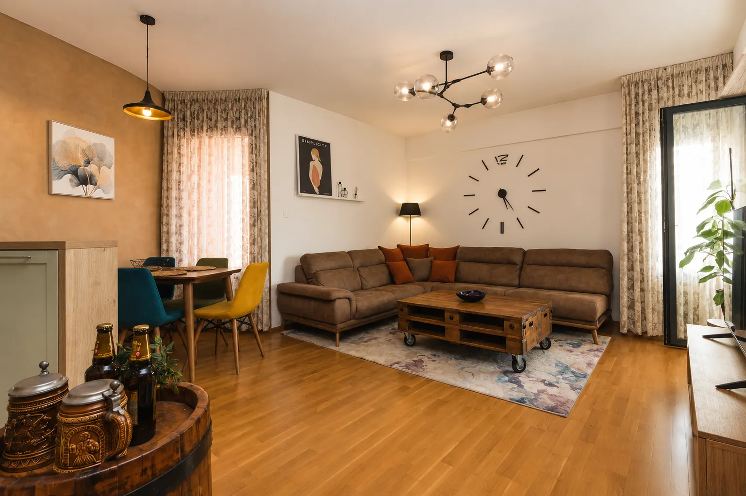 Rent, two bedroom apartment, 67m², Blok 9, Podgorica