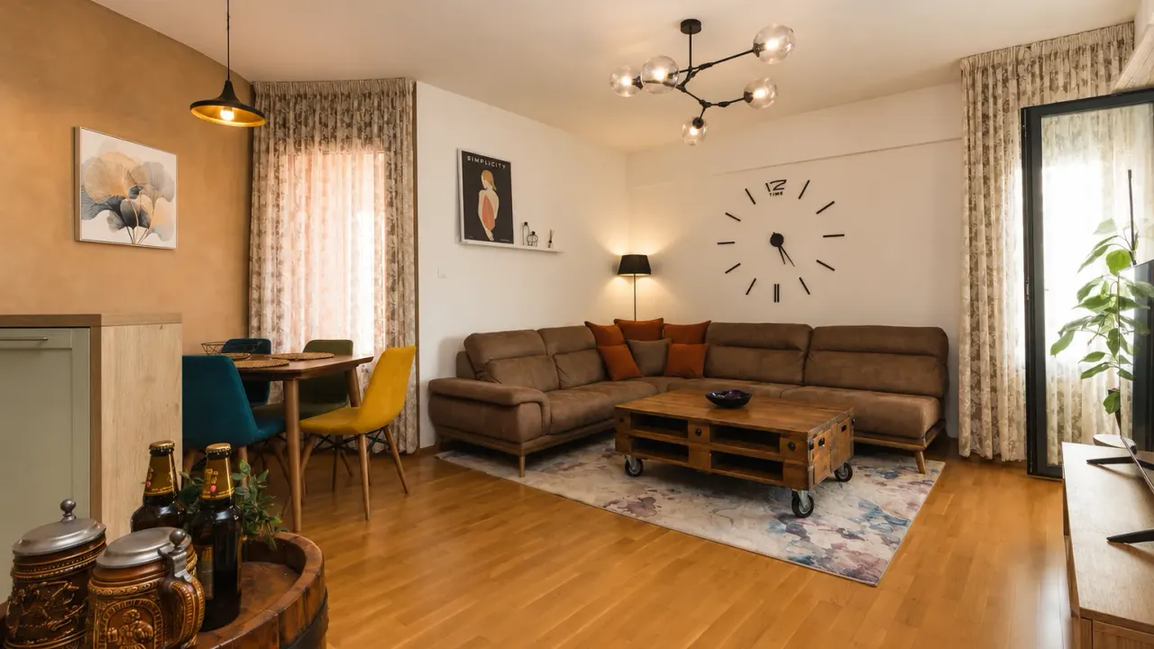 Rent, two bedroom apartment, 67m², Blok 9, Podgorica