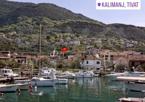 Pogled na marinu i okolna brda u naselju Kalimanj u Tivtu. - image 12
